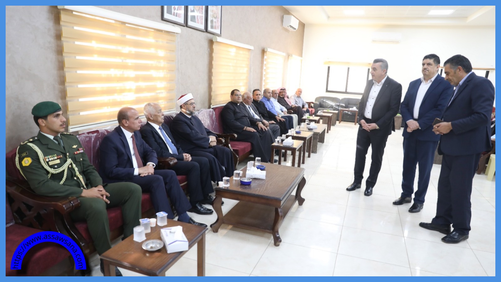 العيسوي يعزي عشائر الفراية والزيادين والمعايطة