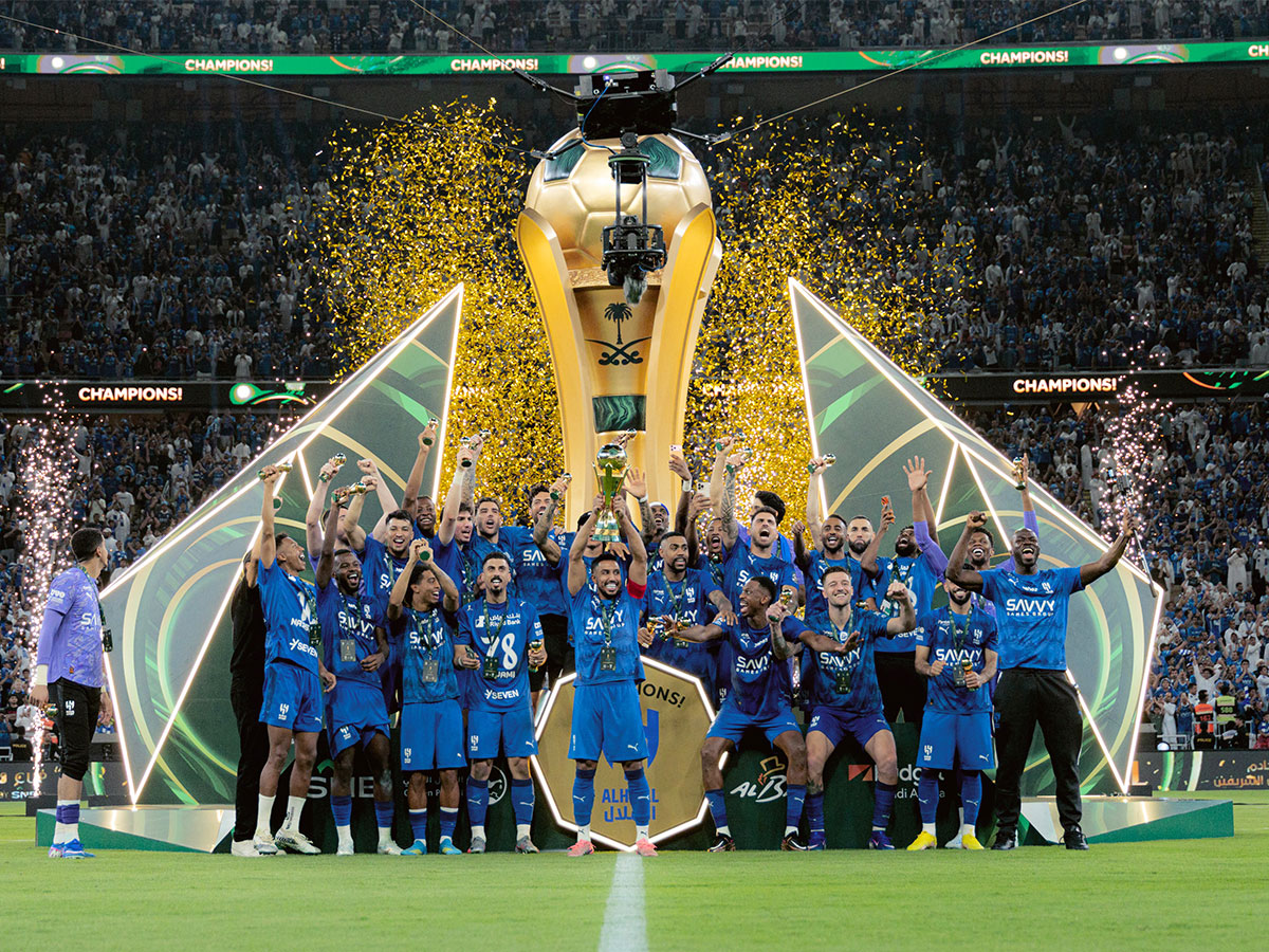 للمرة العاشرة ..  الهلال يتوج بطلاً لكأس ملك السعودية