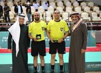 تكريم سعودي لحكمي كرة اليد الأردنيين الزيات وعواد