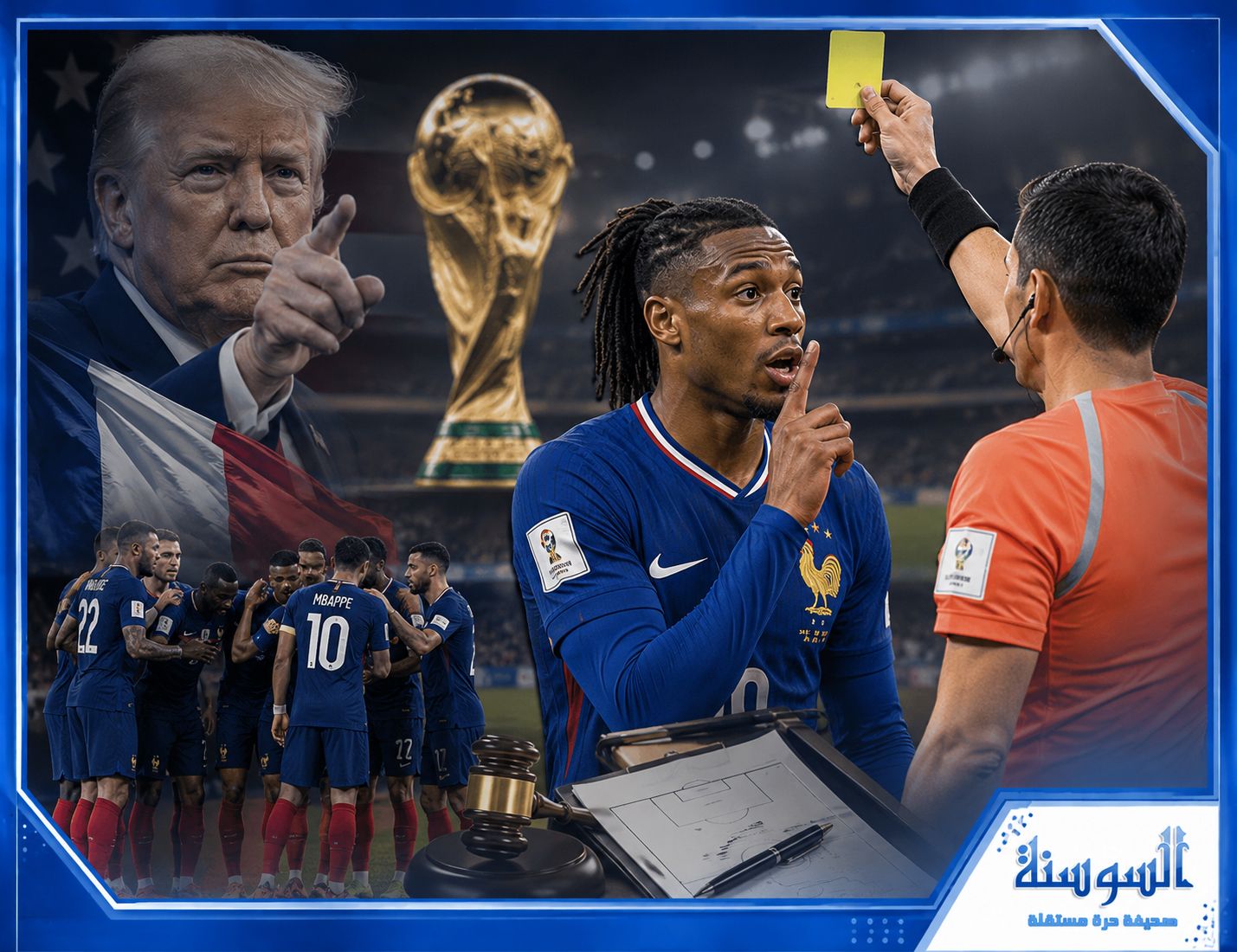 جدل تحكيمي جديد في مونديال 2026 ..  فرنسا تسير على خطى ترامب وتطالب بإلغاء إنذار أوليسيه