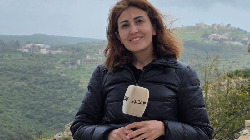 محاولات لإنقاذ الصحفية آمال خليل في الطيري جنوب لبنان