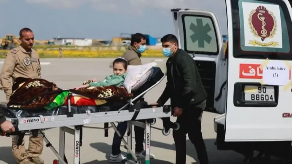 وصول عدد من الأطفال الغزيين إلى الأردن