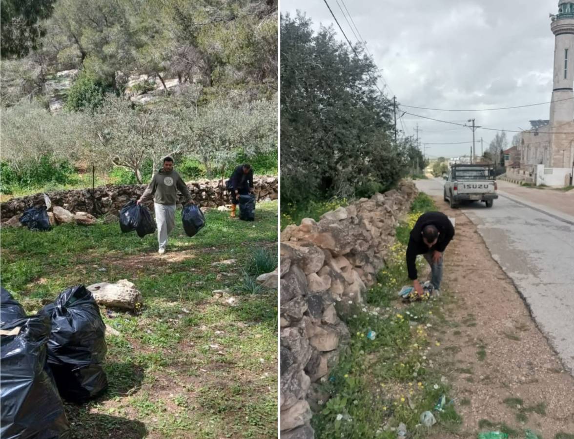 بلدية الطيبة تتعامل مع تجمعات مياه الأمطار لضمان السلامة العامة