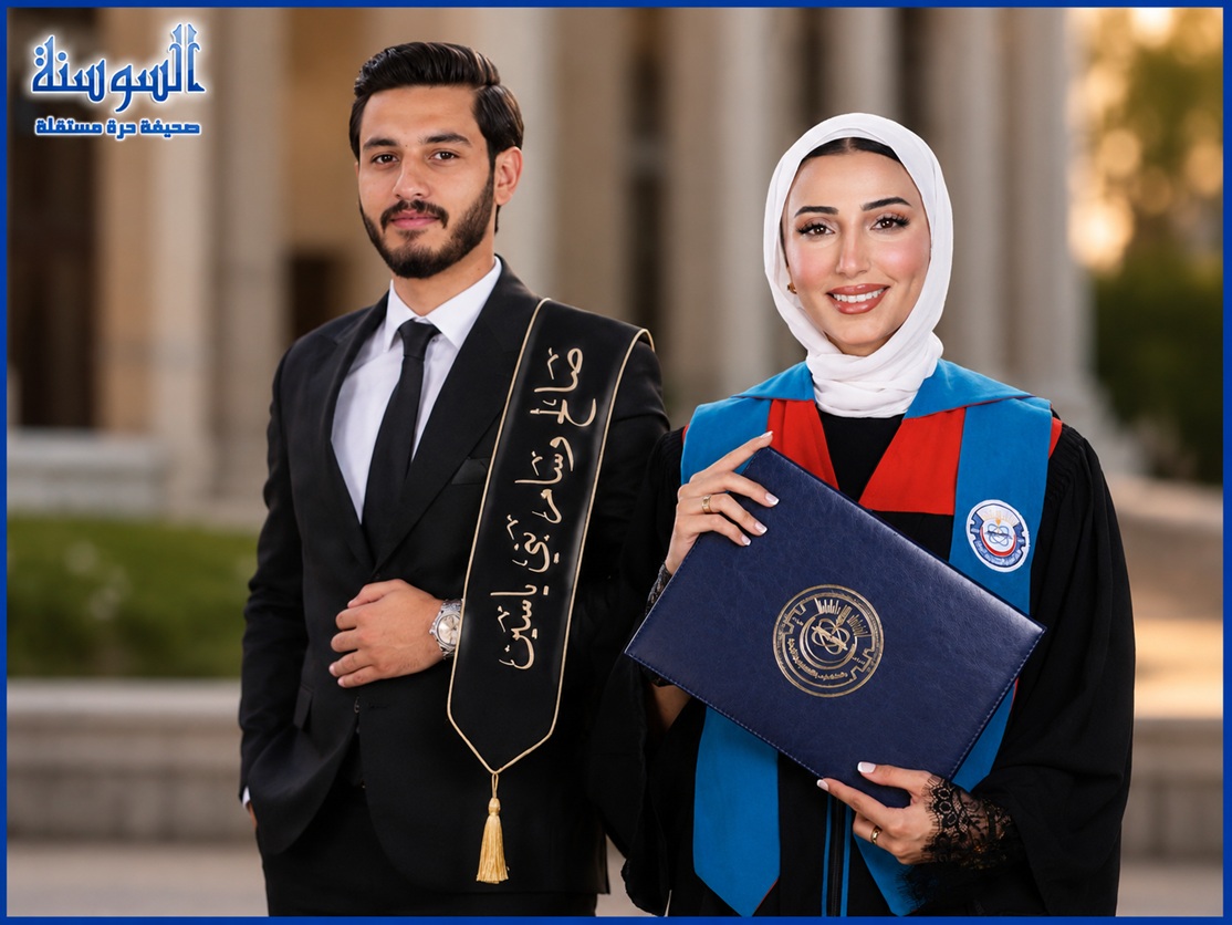 تهنئة لــ راما وصالح بني ياسين بمناسبة التخرج