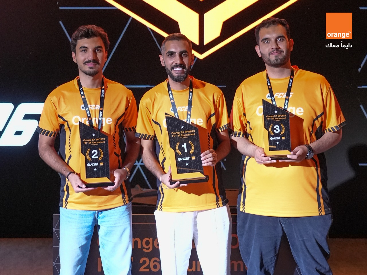 أورنج الأردن تتوّج عبد الحكيم الدراوشة بطلاً للنسخة الثانية من بطولة Orange EA SPORTS FC 26