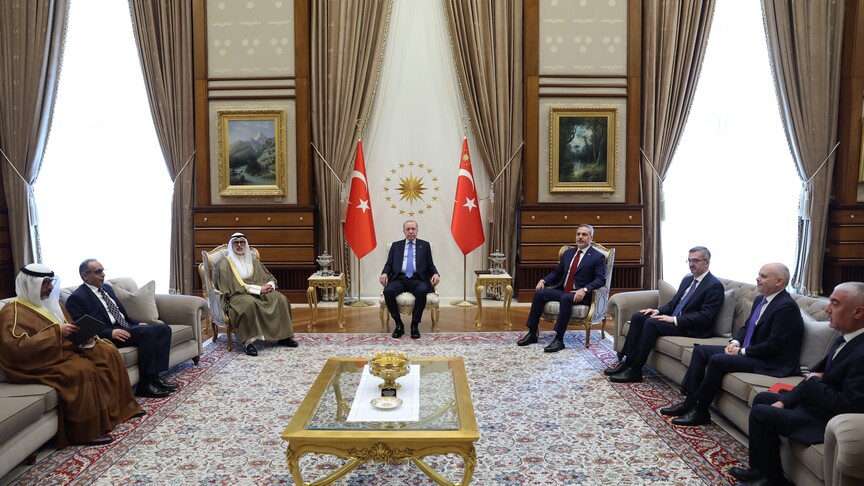 أردوغان يستقبل وزير الخارجية الكويتي