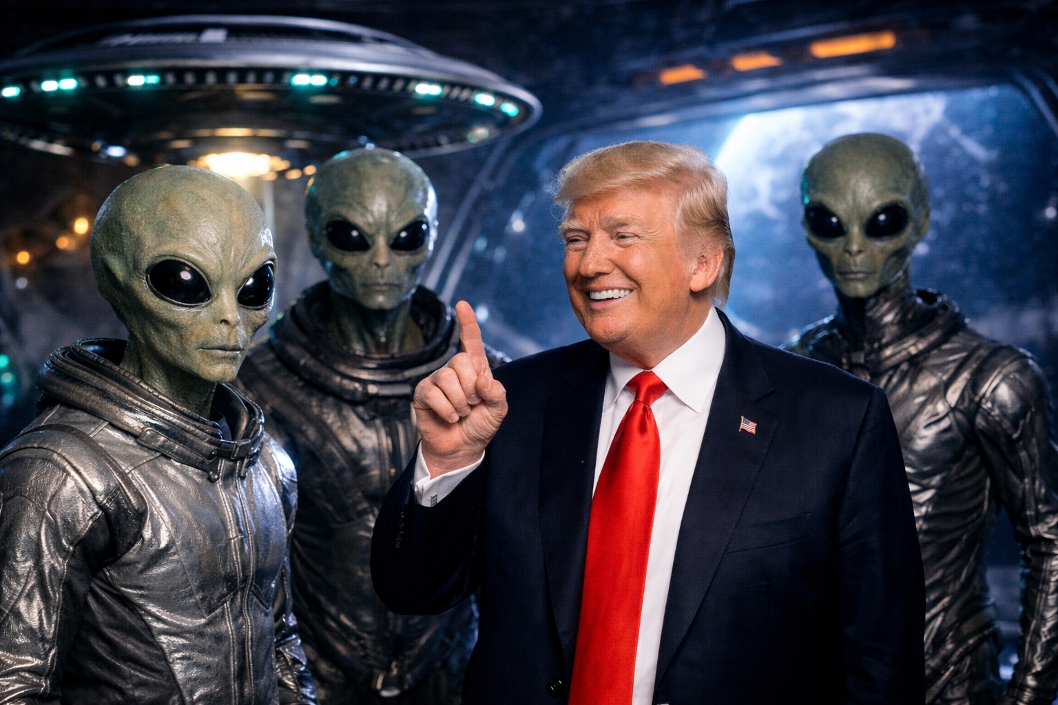 اختفاء غامض لأرشيف الكائنات الفضائية ..  ما علاقة ترامب