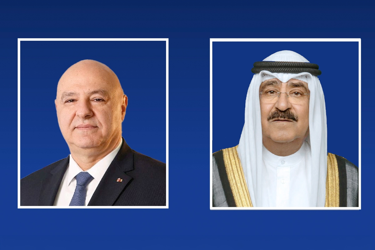 عون وأمير الكويت يؤكدان أهمية إرساء السلام