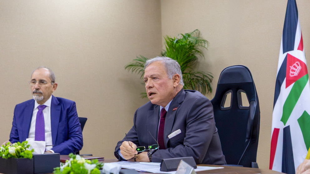 الملك محذرا: إسرائيل تسعى لإذكاء نيران الصراع 