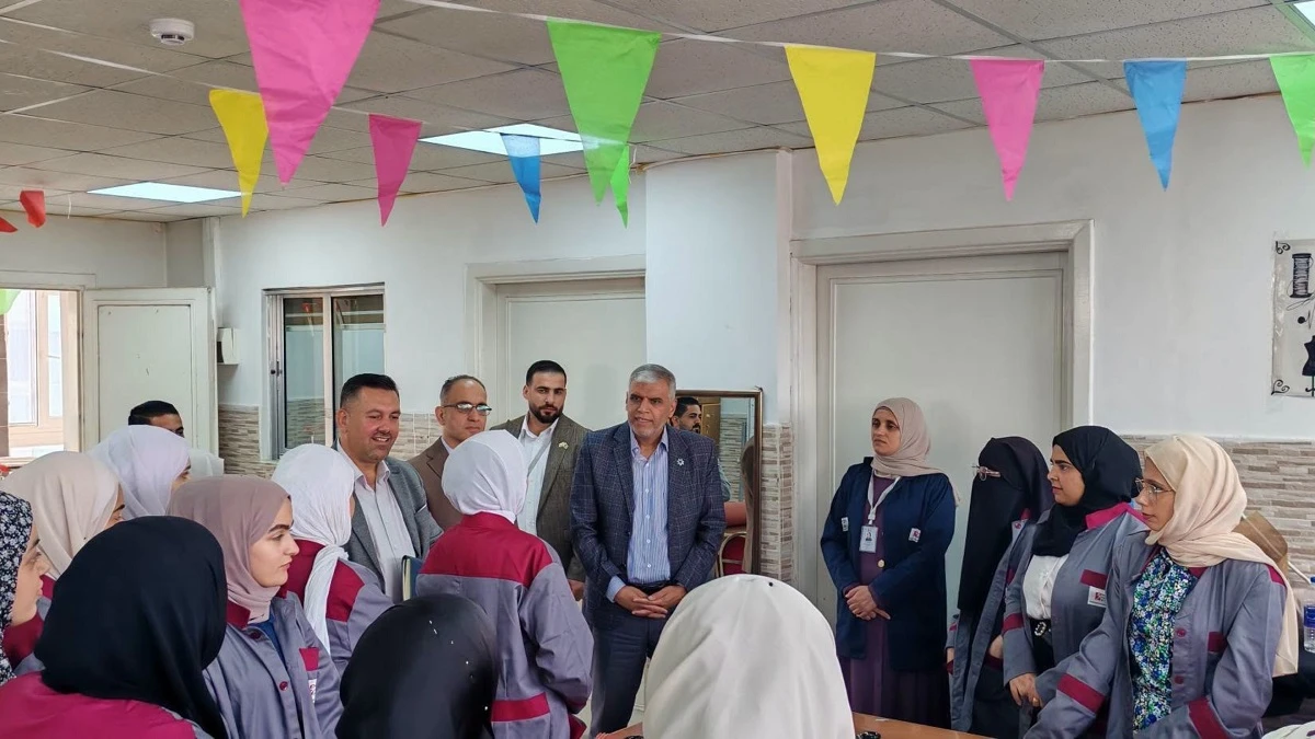 مدير التدريب المهني يتفقد جاهزية معهد عجلون لاستقبال المتدربين