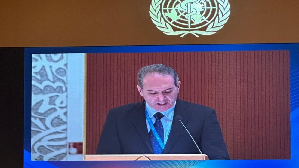 الهواري يلقي كلمة موحدة باسم مجلس وزراء الصحة العرب