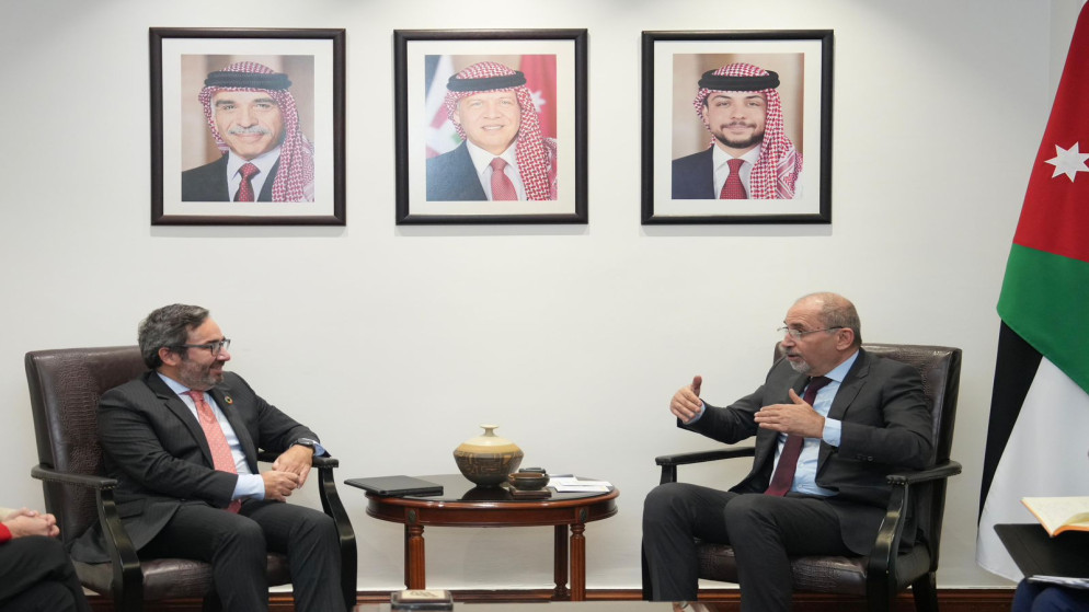 الصفدي وسيلفا يبحثان سبل تعزيز إيصال المساعدات لغزة