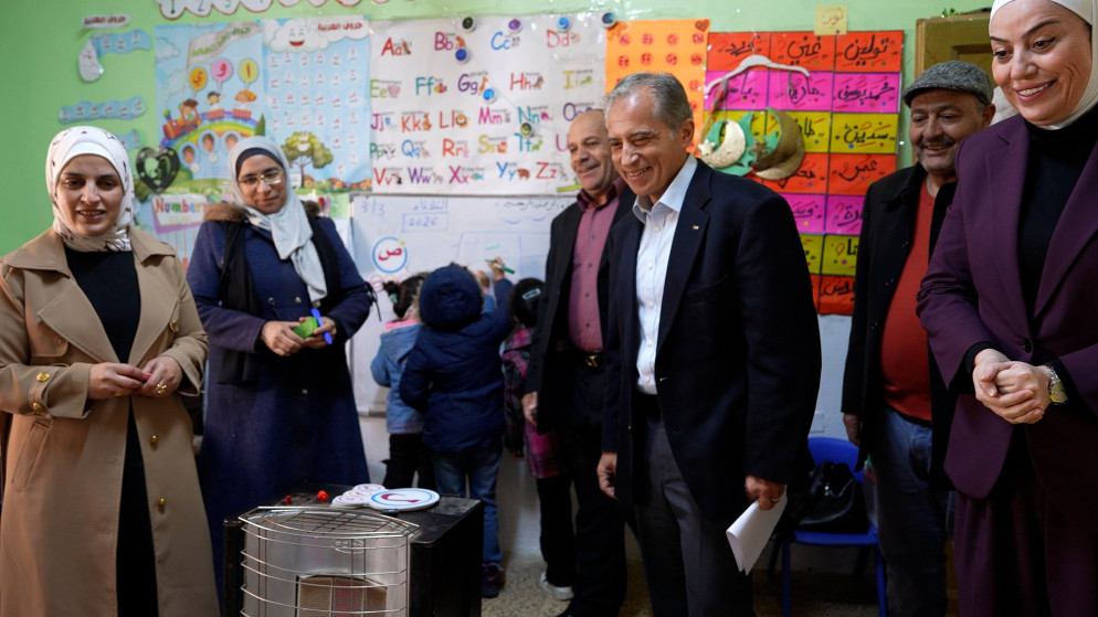 حسَّان يجري جولة تفقدية لعدد من المواقع في عجلون وإربد