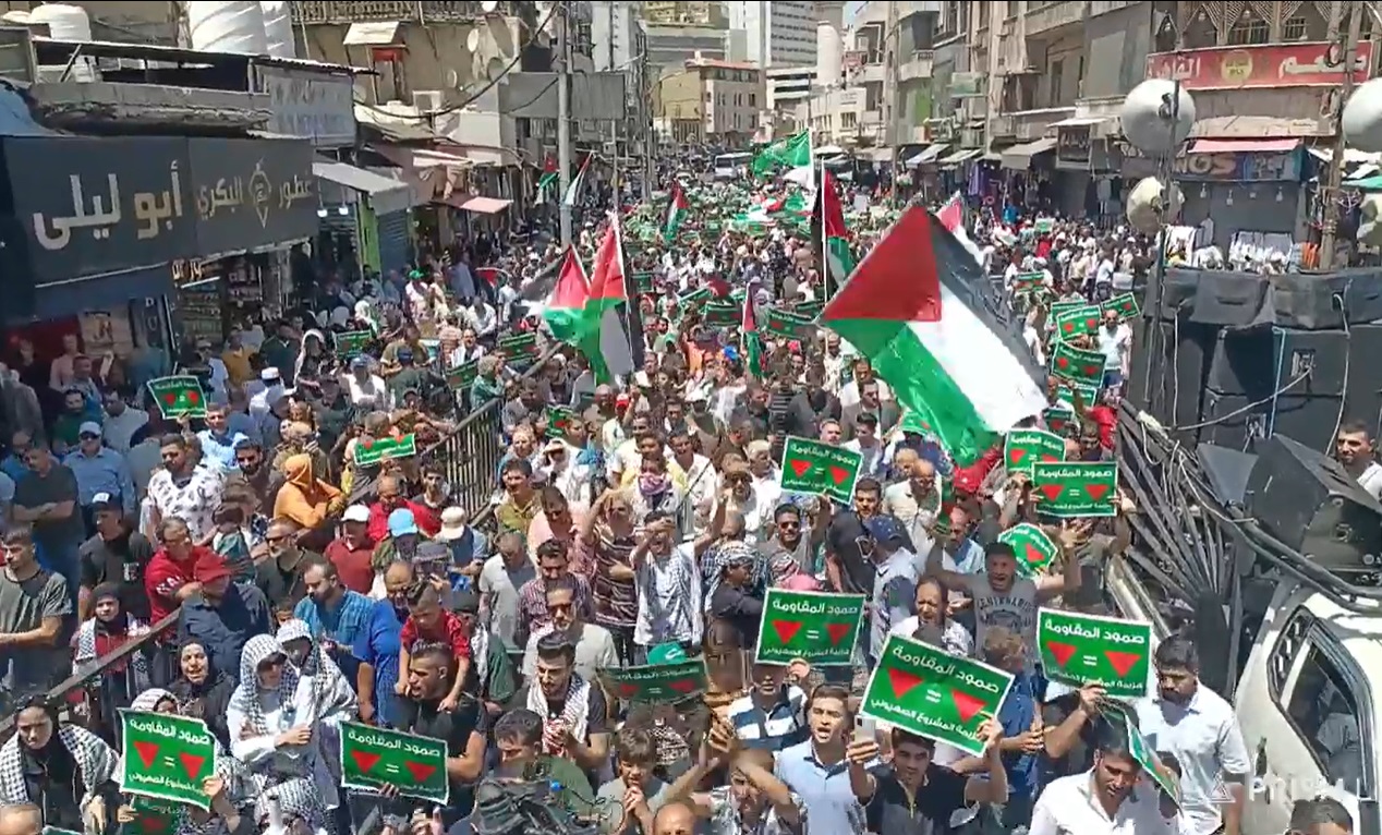 مسيرة وسط البلد تضامنا مع غزة