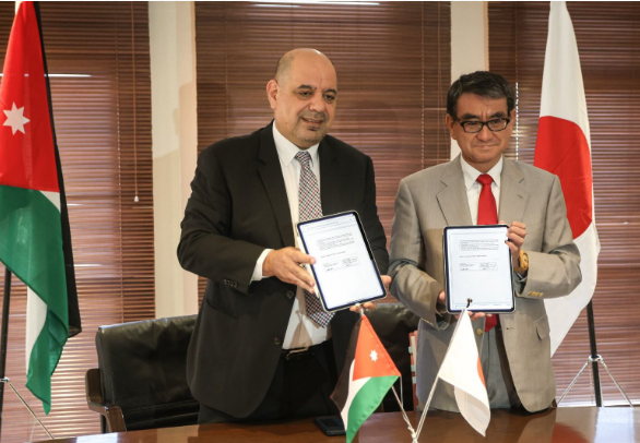 الأردن واليابان يوقعان مذكرة تعاون في مجال التحول الرقمي