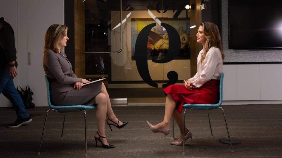 محاولات صهيونية لاجتزاء تصريحات الملكة رانيا لشبكة سي بي إس .. فيديو