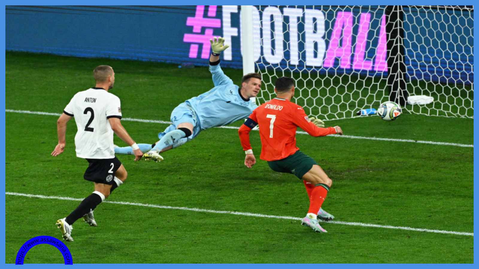 البرتغال إلى لنهائي دوري الامم الاوروبية على حساب المانيا