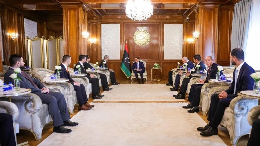 سوريا وليبيا تبحثان تطوير العلاقات الثنائية