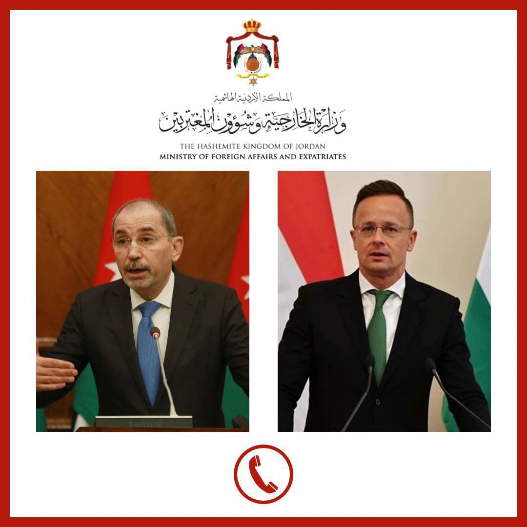 الصفدي ونظيريهِ الهنغاري يبحثان التصعيد الخطير الذي تشهده المنطقة