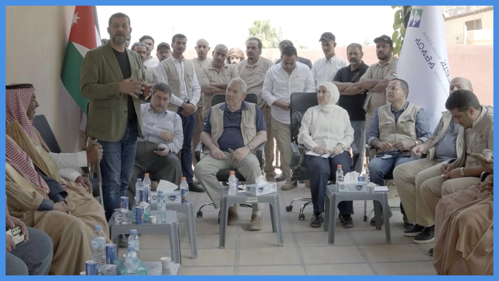 جولة تفقدية لمشاريع التنمية في قرية وادي رم