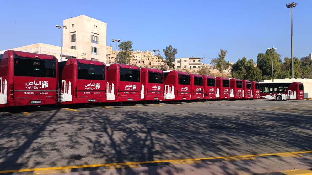 180 حافلة جديدة ضمن المرحلة الثانية لربط المحافظات بعمّان