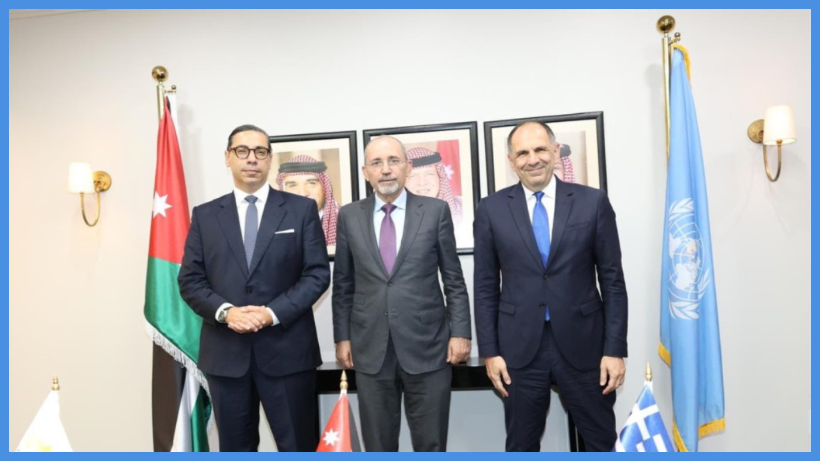 مباحثات أردنية يونانية قبرصية موسًعة
