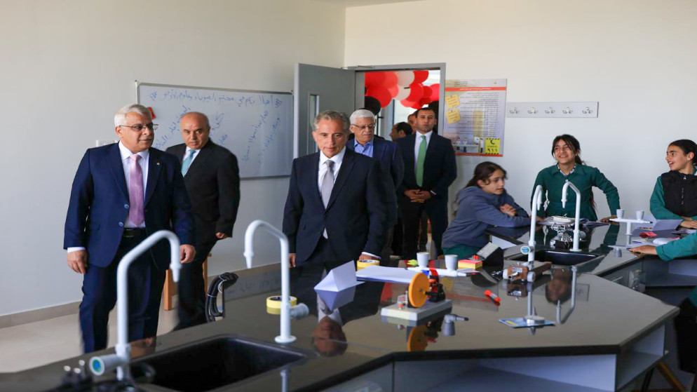  حسان يفتتح مدرسة مرو الثانوية للبنات في إربد
