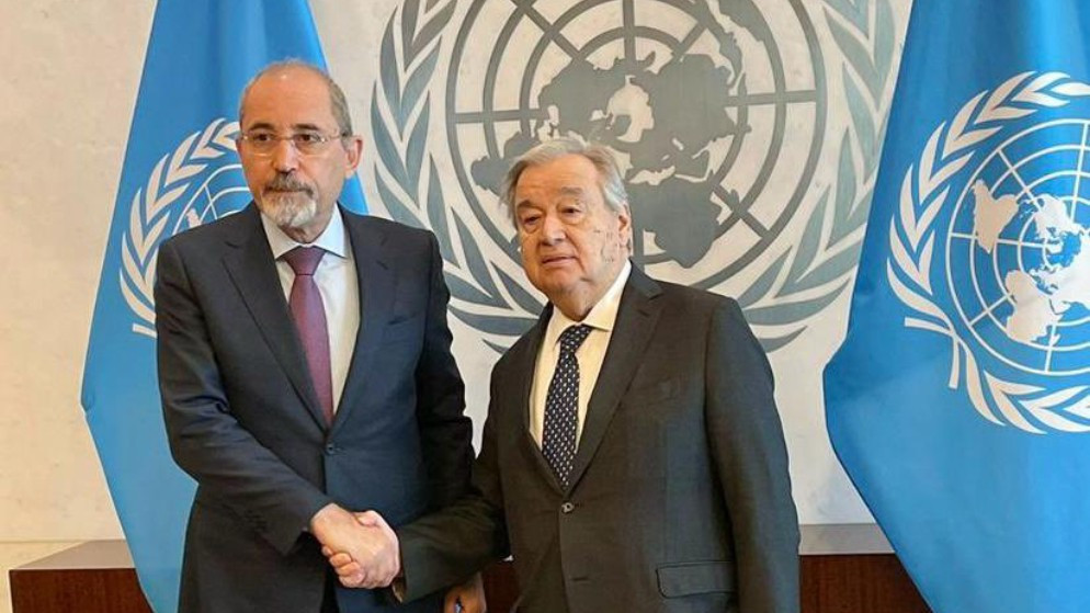 الصفدي يلتقي غوتيريش في عمّان الاثنين