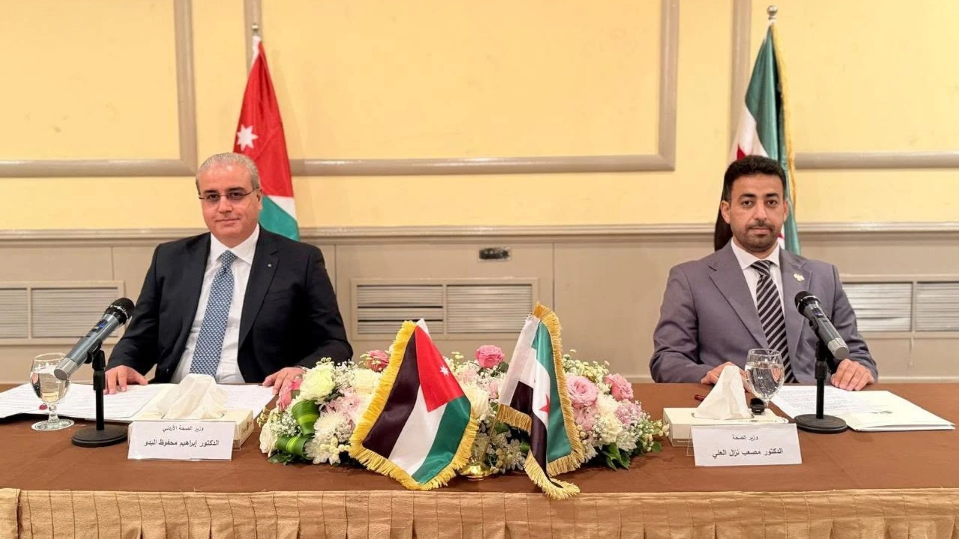 وزير الصحة يبحث مع نظيره السوري تطوير التعاون