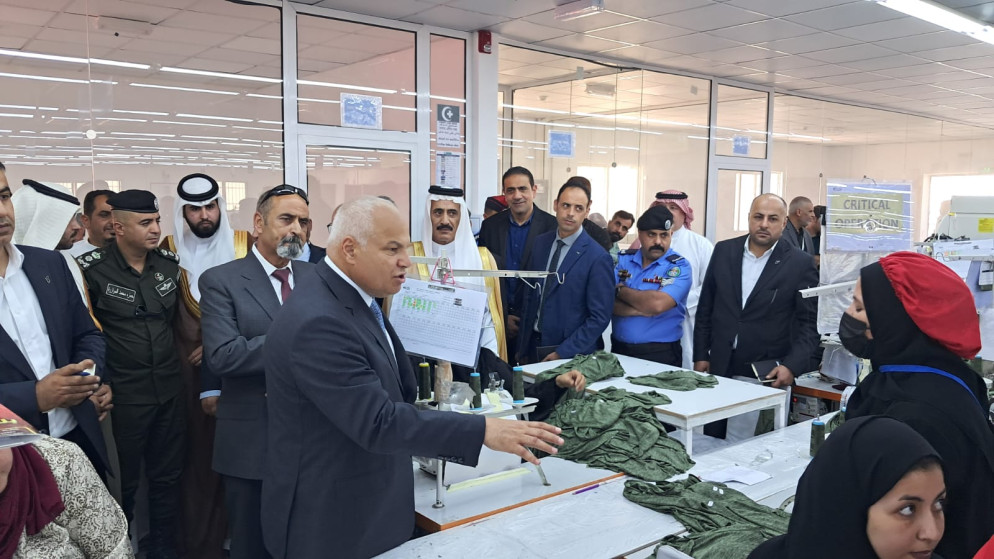 افتتاح توسعة مصنع حرفة الإبرة في المفرق بدعم حكومي