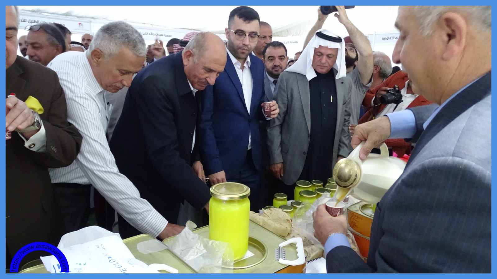 إنطلاق فعاليات مهرجان الجميد والسمن بحدائق الحسين