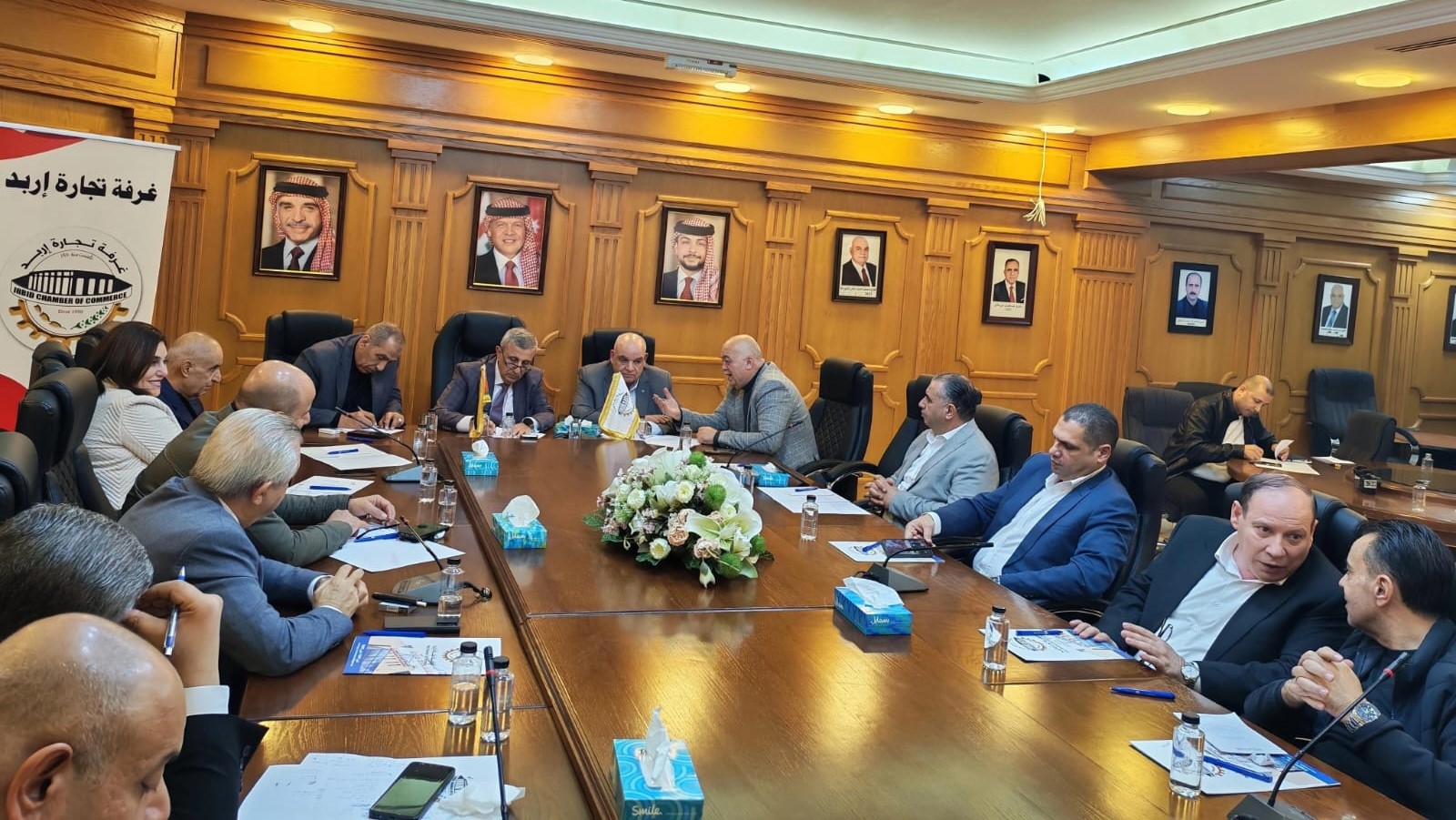 تنمية الأعيان تطلع على واقع العمل في القطاعين الصناعي والتجاري بإربد