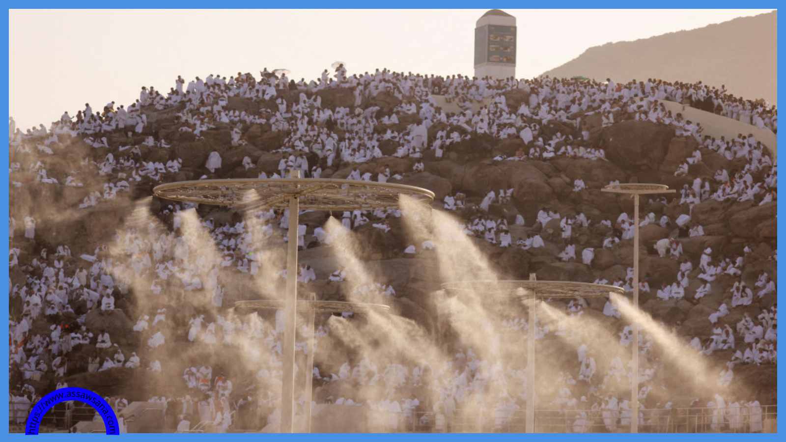 توصية متكررة للحجاج الأردنيين بعدم الخروج من خيام عرفات بهذا التوقيت