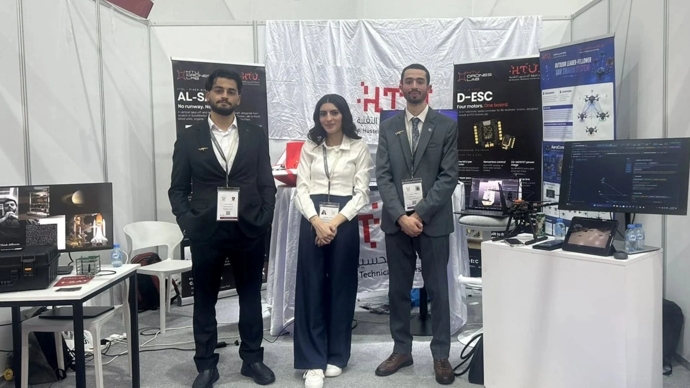 الحسين التقنية تستعرض مشاريع هندسية وتكنولوجية في "سوفكس"