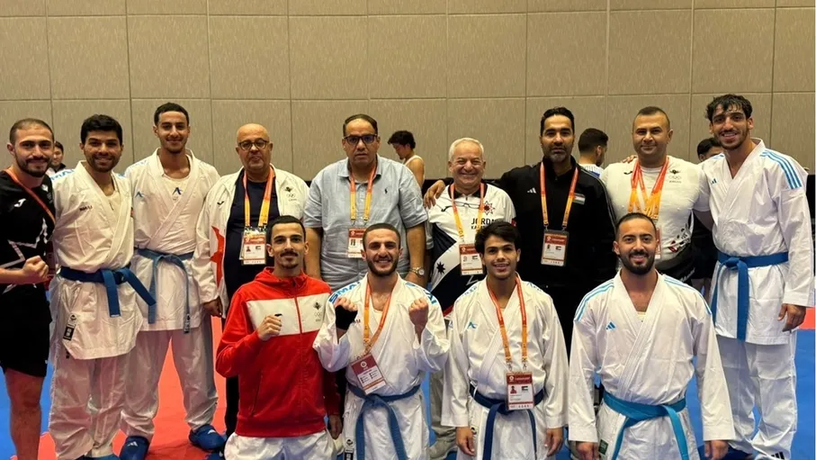 منتخب الكراتيه يتأهل إلى نهائي القتال الجماعي ببطولة آسيا