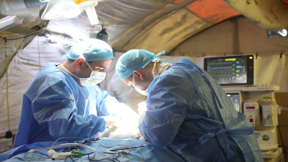  الميداني الأردني غزة/8 يُجري عملية جراحية نوعية ناجحة