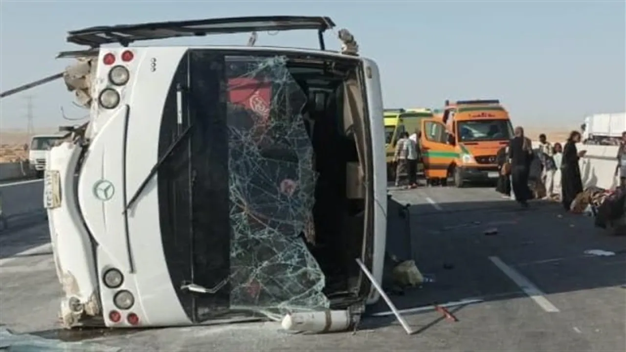  وفاة 10 أردنيين بحادث انقلاب حافلة في سيناء المصرية