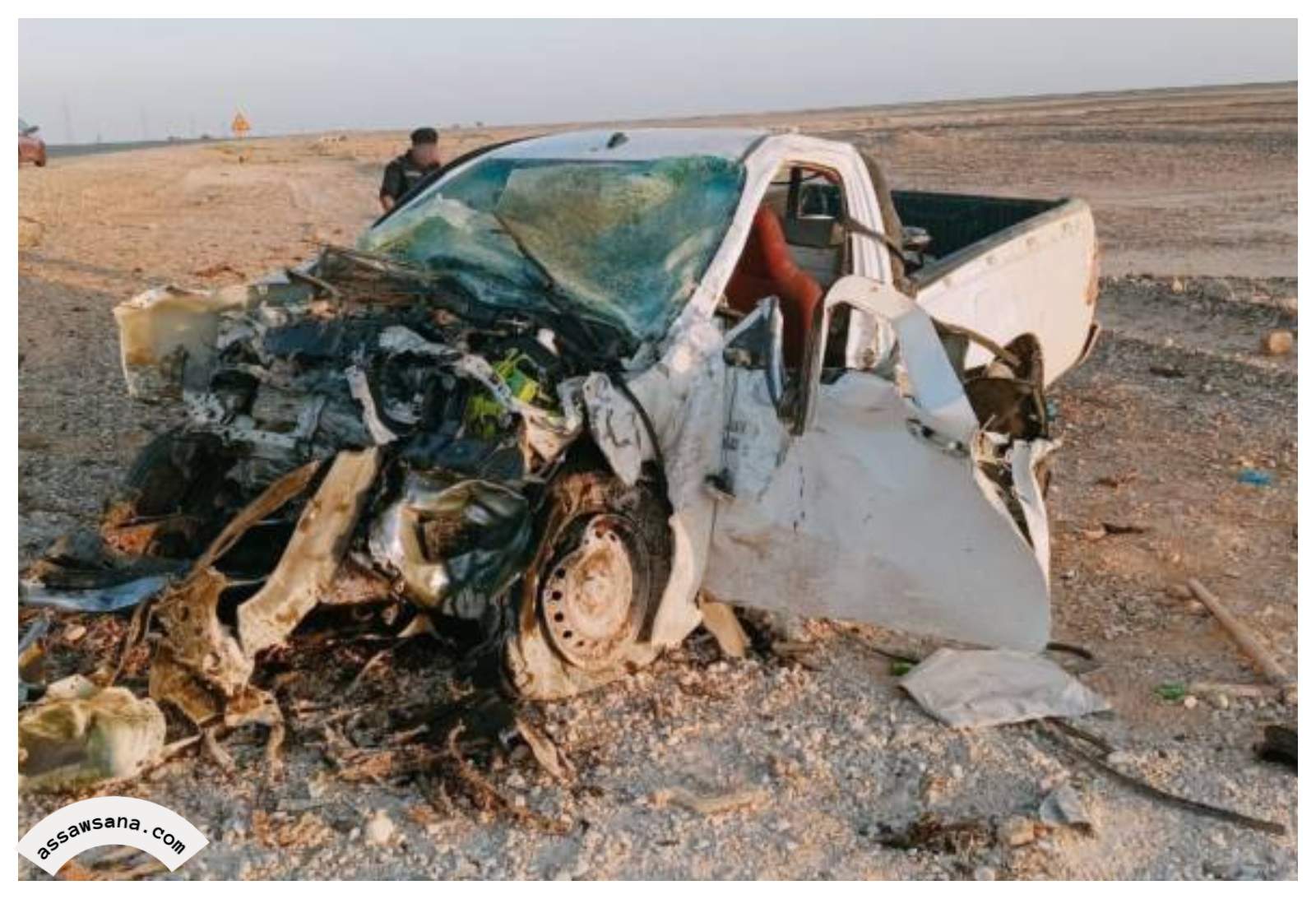 وفاتان وإصابة بحادث تصادم على طريق الشيدية