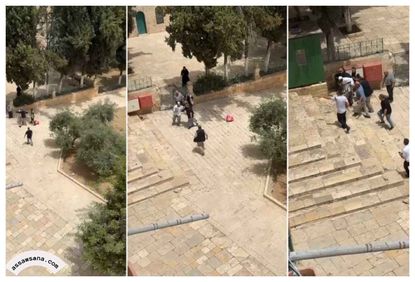 حراس الأقصى يمنعون مستوطنين من ذبح خروف