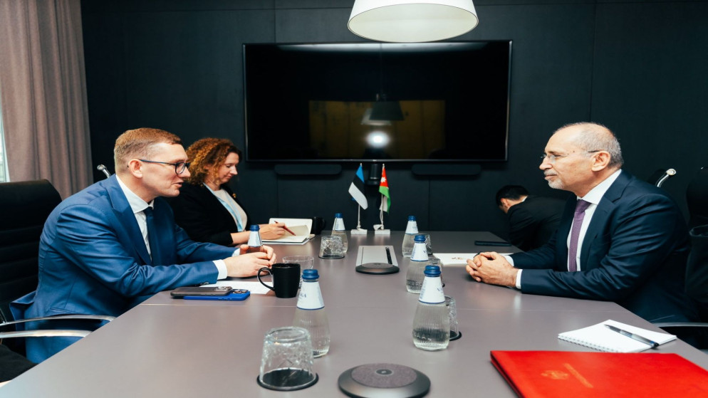 الصفدي يبحث مع مسؤولين إستونيين توسيع التعاون في التكنولوجيا والاستثمار