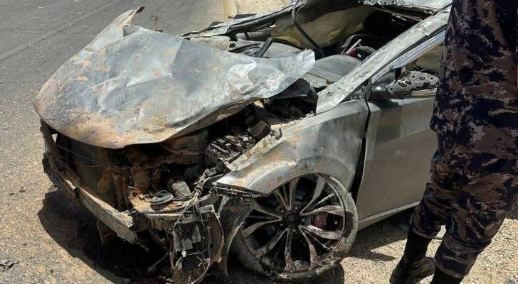إصابتان بتصادم مركبتين على طريق معان