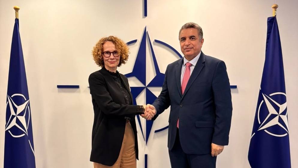 البطاينة يبحث مع نائبة أمين عام الناتو تعزيز الشراكة وبرامج التعاون 
