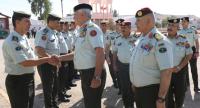اللواء الركن الحنيطي يزور قيادة مدرسة الملك طلال العسكرية