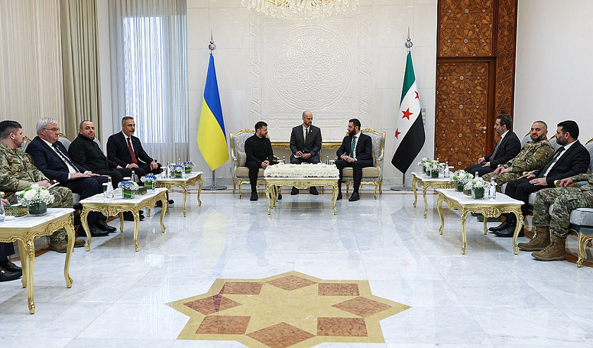 الشرع وزيلينسكي يبحثان سبل تعزيز التعاون الاقتصادي في دمشق