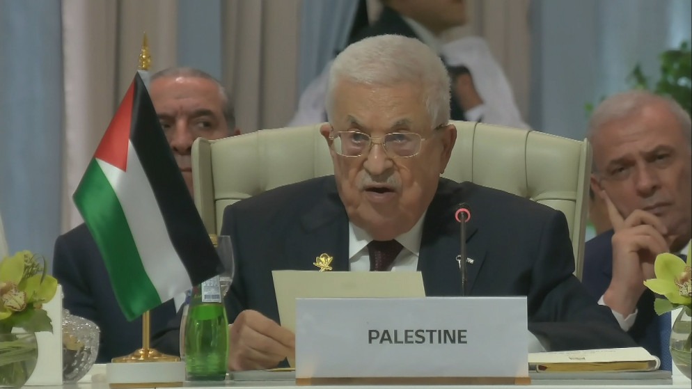 الرئيس الفلسطيني يطالب المجتمع الدولي بمحاسبة إسرائيل