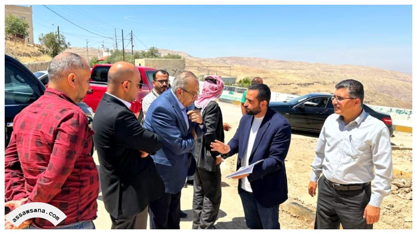  الأشغال تتدخل لمعالجة أضرار السيول في الكرك 