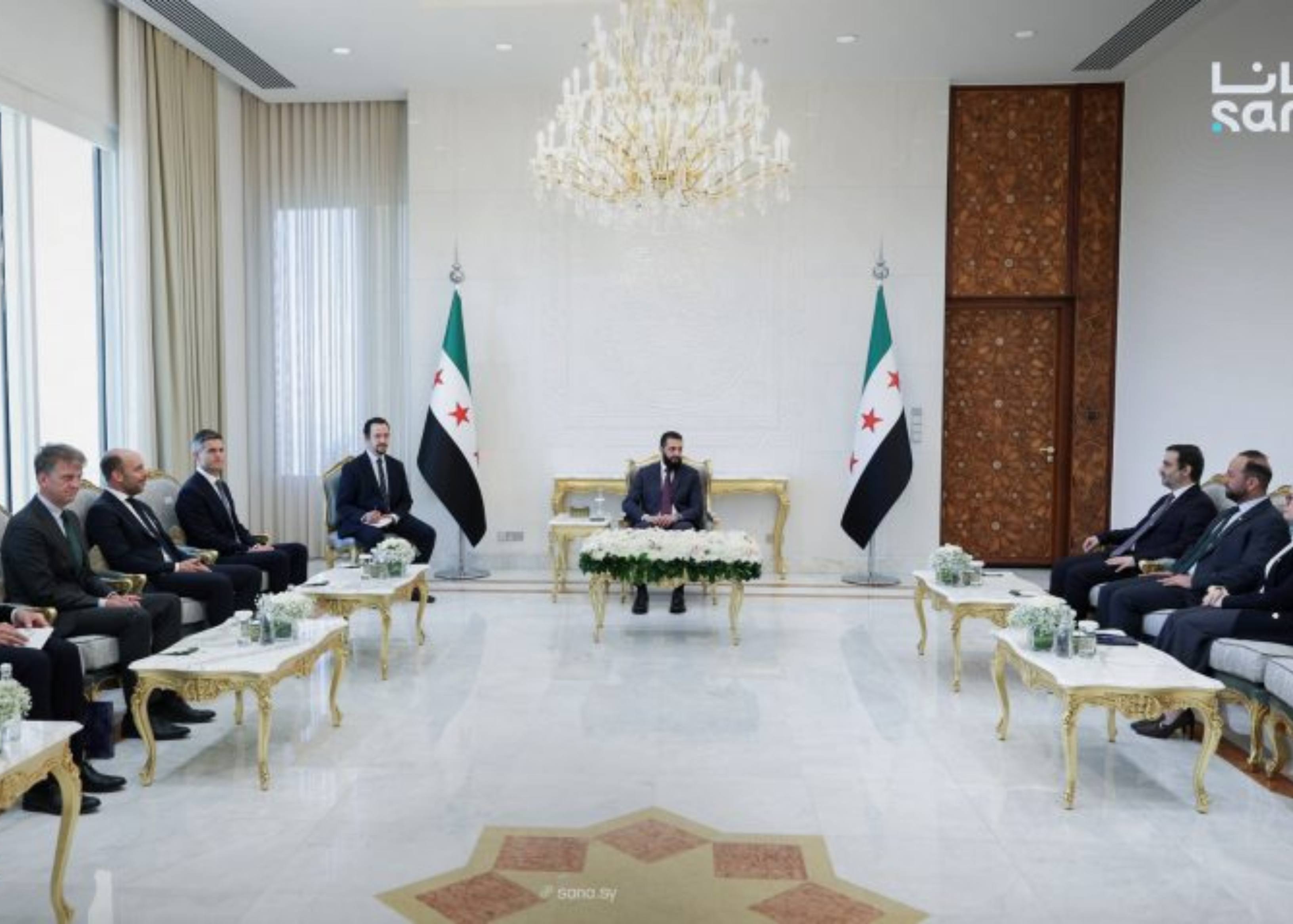 دمشق ..  الشرع يستقبل وزيري الخارجية واللجوء الهولنديين