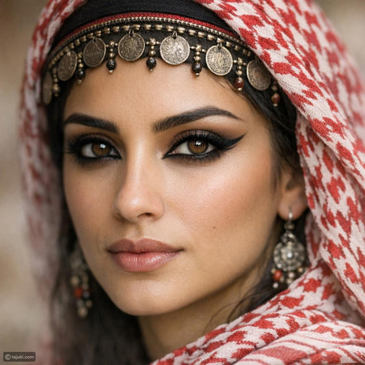 من وحي الراية الأردنية ..  مكياج يضيء إطلالات النساء في عيد الاستقلال