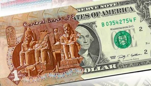 تراجع الجنيه المصري أمام الدولار في عدد من البنوك