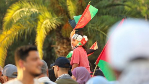وقفة في تونس تضامناً مع غزة